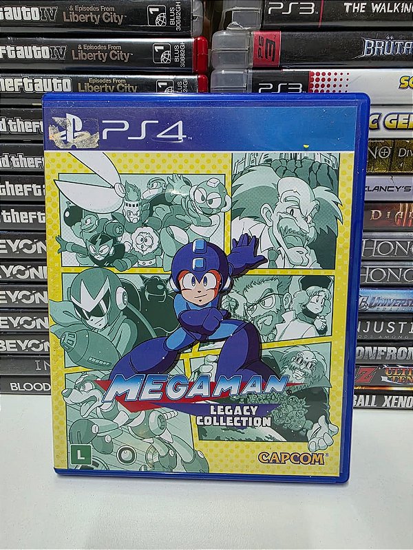 Megaman Legacy Collection - PS4 (BR/CIB)