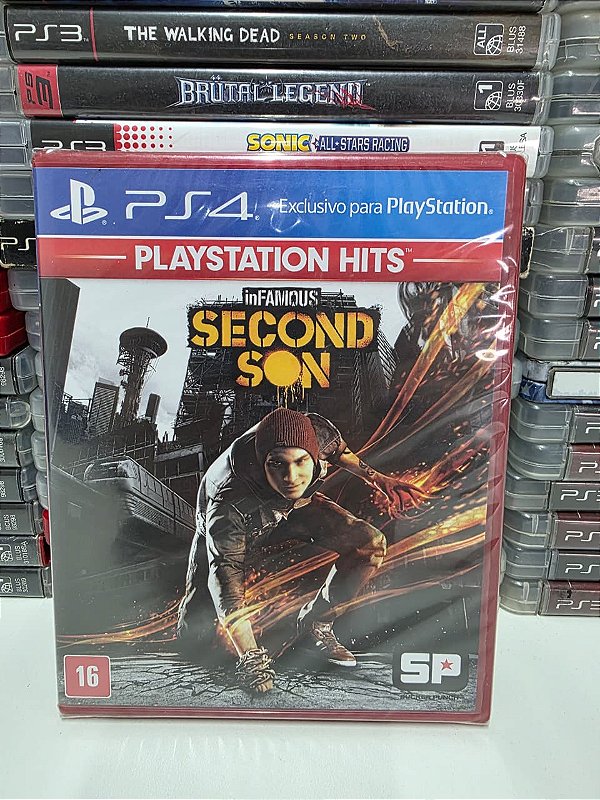 Infamous Second Son Playstation Hits - PS4 (BR/Novo)