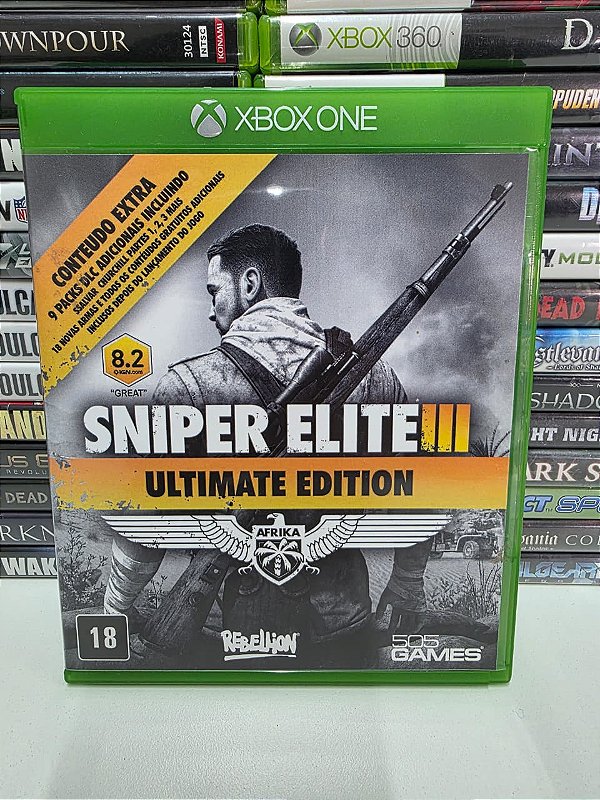 Sniper Elite III Ultimate Ed - Xbox One (BR/CIB)