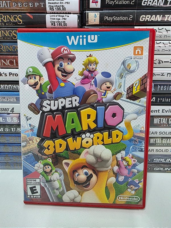 Super Mario 3D World - Wii U (Sem manual)