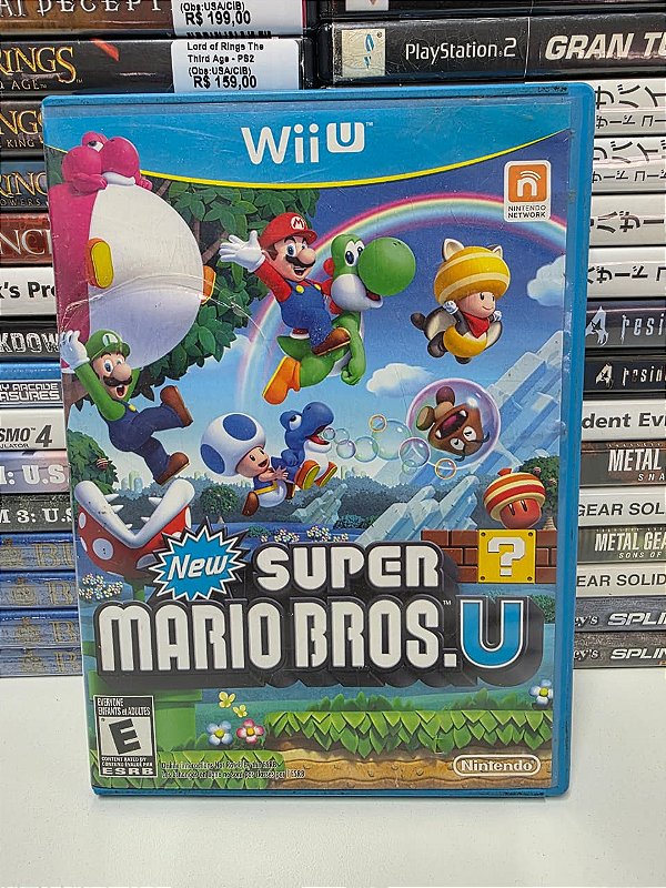 New Super Mario Bros.U - Wii U (Com detalhes)