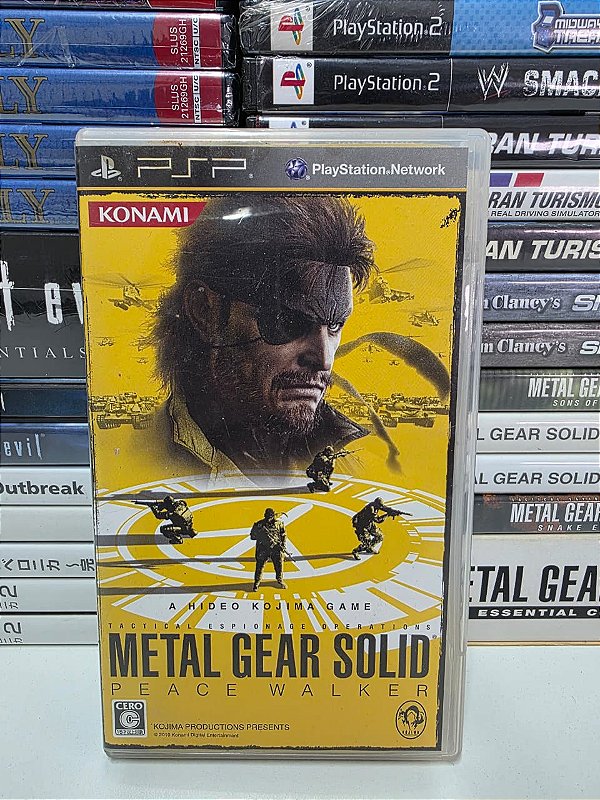 Metal Gear Solid Peace Walker - PSP (JP/CIB)