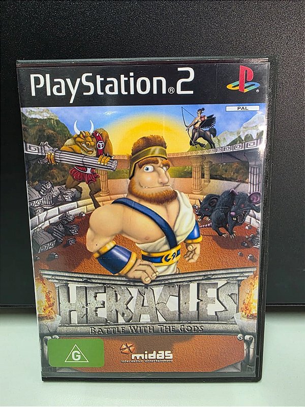 Heracles - PS2 (Capa reimpressa e sem manual)