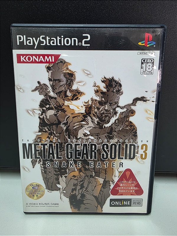 Metal Gear Solid 3 Snake Eater - PS2 (JP/CIB)