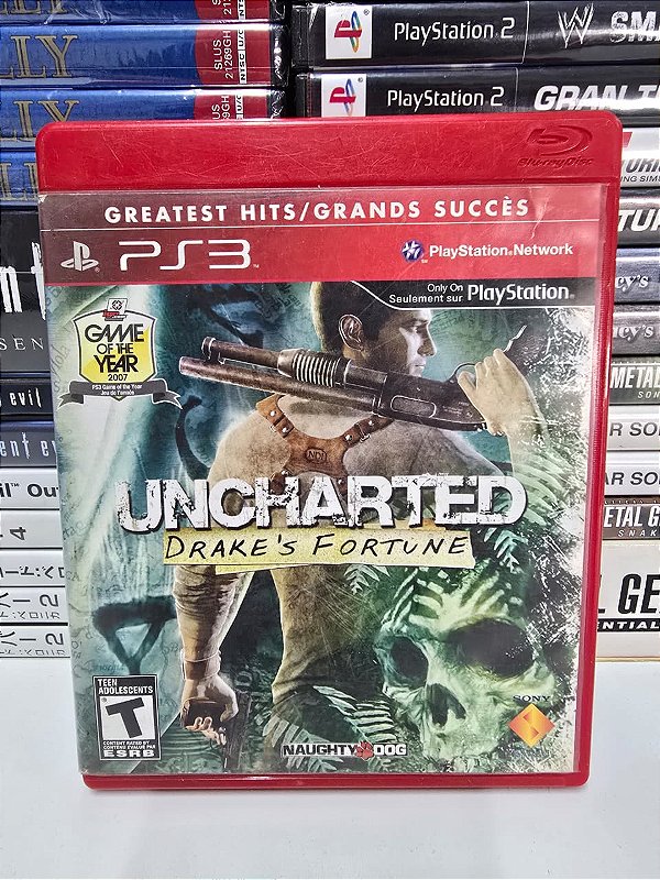 Uncharted Greatest Hits - PS3 (USA/Sem manual)