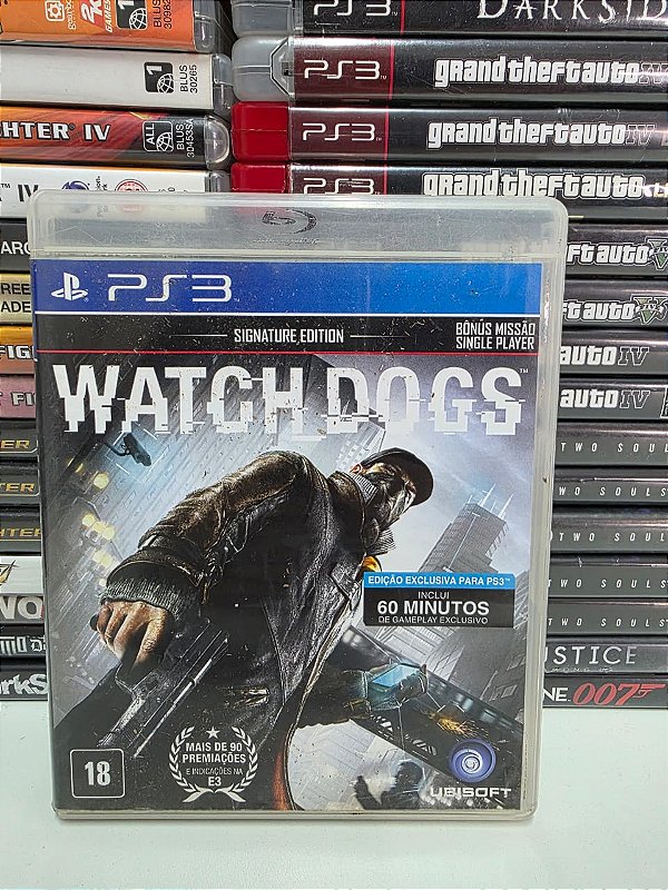 Watch Dogs Signature Edition - PS3 (BR/CIB)