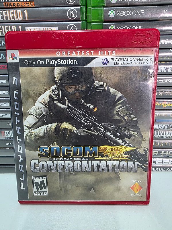 Socom Confrontation GH - PS3 (Capa quebrada/Sem manual)