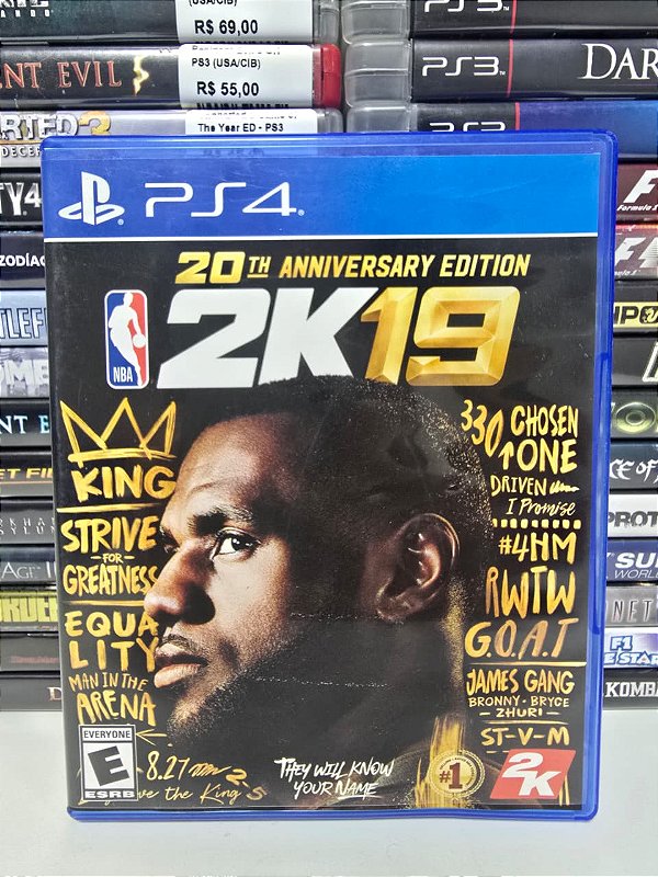 NBA 2K19 20th AE - PS4 (USA/CIB)
