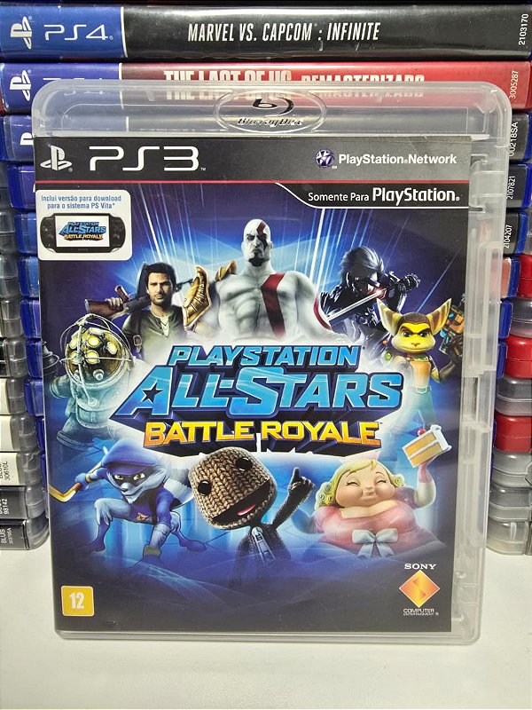 PlayStation All-Stars Battle Royale - PS3 (BR/Sem manual)