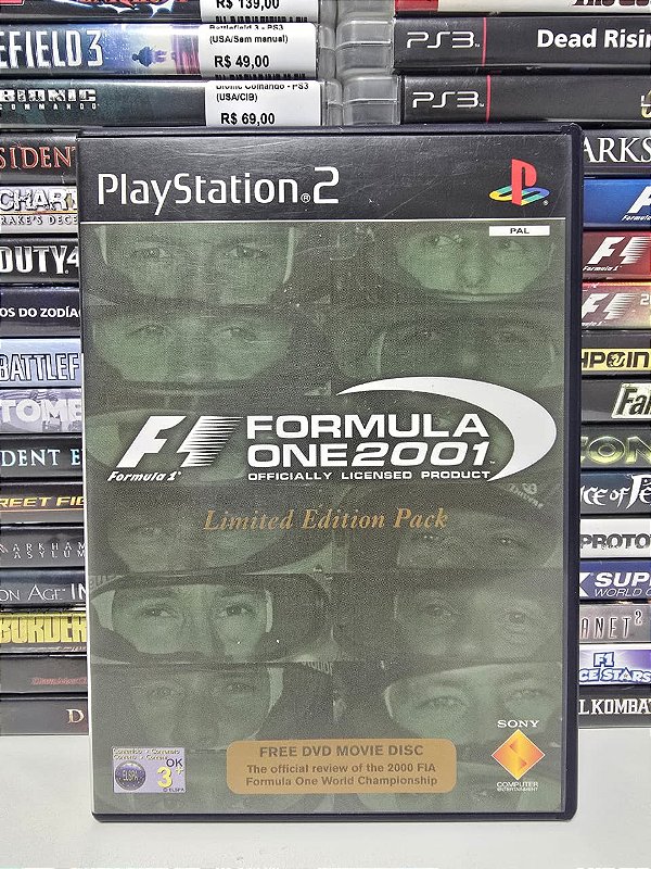 F1 Formula One 2001 Limited Edition Pack - PS2 (PAL/CIB)