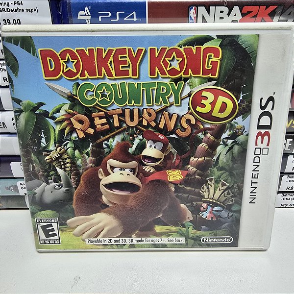 Donkey Kong Country Returns 3D - 3DS (USA/CIB)