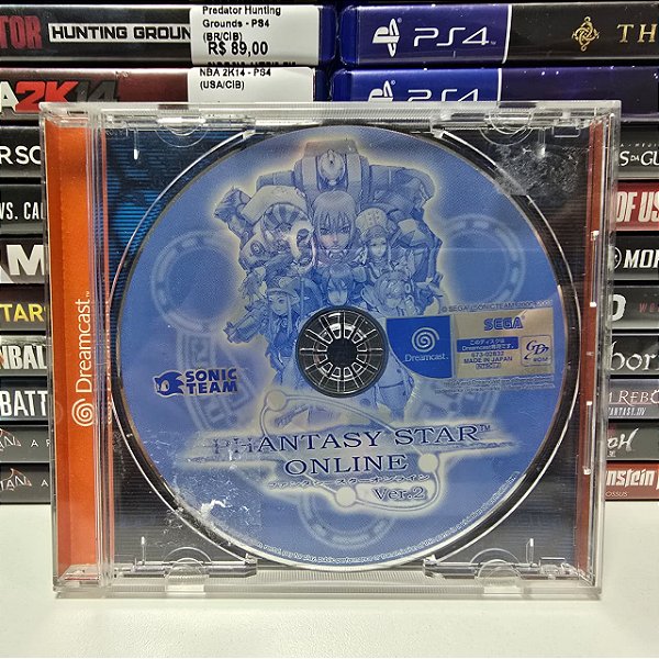 Phantasy Star Online Ver.2 - Dreamcast (JP/Sem manual)
