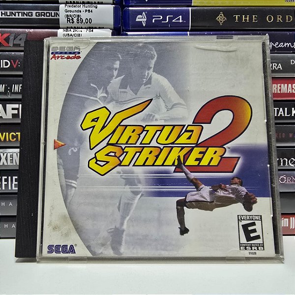 Virtua Striker 2 - Dreamcast (USA/Capa quebrada)