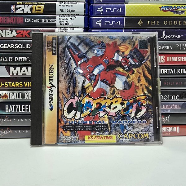 Cyberbots: FMM - Saturn (JP/Sem manual/Capa repro)