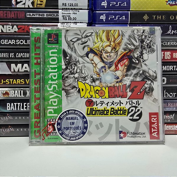 Dragon Ball Z: Ultimate Battle 22 GH - PS1(USA/Novo)
