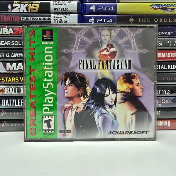 Final Fantasy VIII GH - PS1 (USA/Sem o disco 3)
