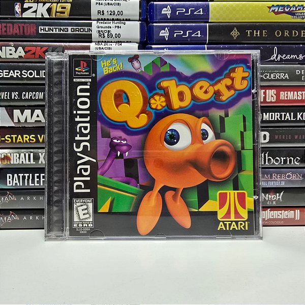 Q*Bert - PS1 (USA/Capa quebrada)