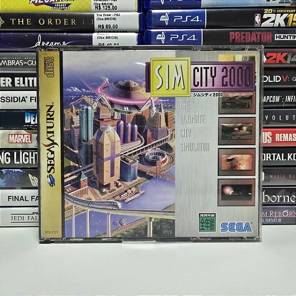 Sim City 2000 - Saturn (JP/Capa quebrada)