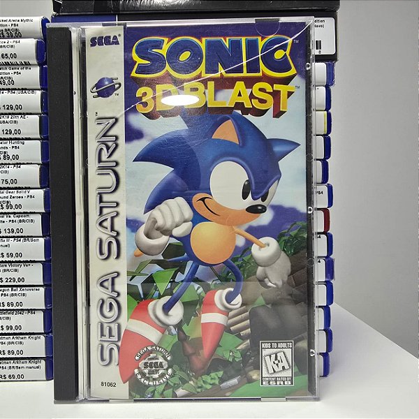 Sonic 3D Blast - Saturn (USA/Com detalhe)
