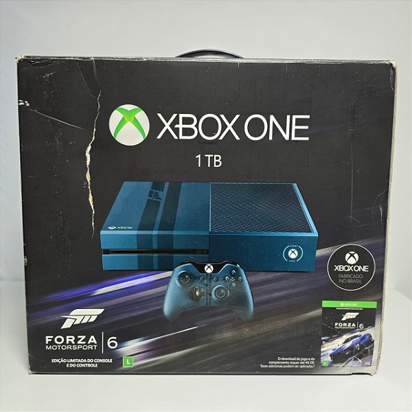 XBOX One  Ed. Especial Forza 6 1TB (Sem manuais/Sem jogo)