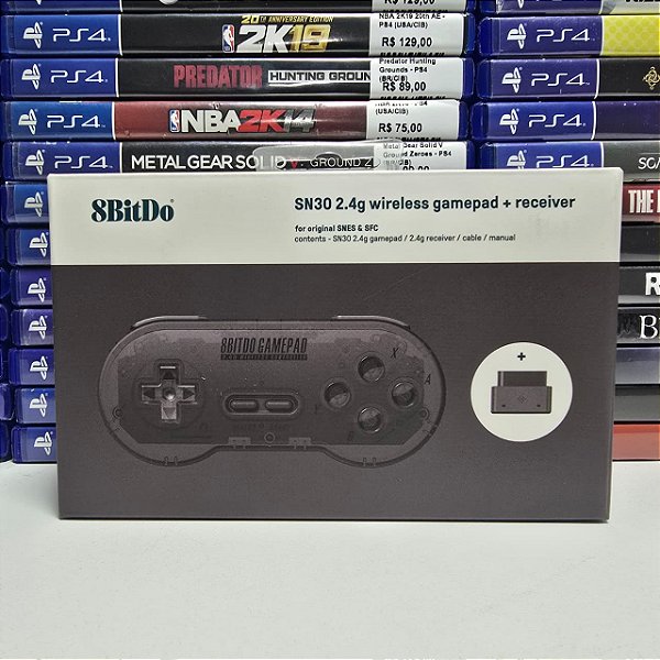 Controle Com Sensor para Super Nintendo - 8BitDo (CIB)
