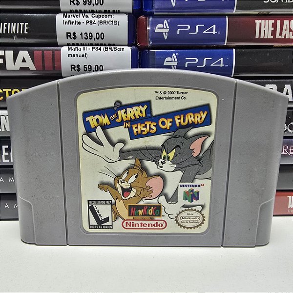 Tom and Jerry in Fists of Furry - N64 (BR/Loose)