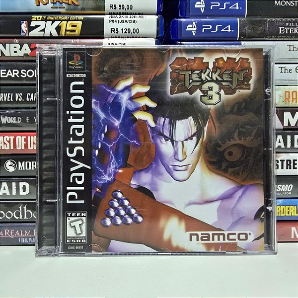 Tekken 3 - PS1 (JP/Capa repro)