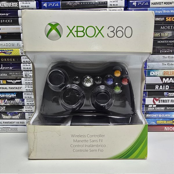 Controle Sem Fio - Xbox 360 (CIB)