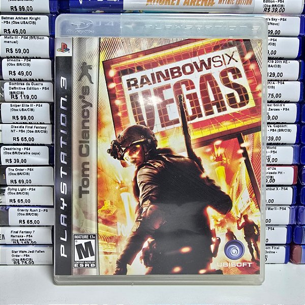 Rainbow Six Vegas - PS3 (USA/Sem manual)