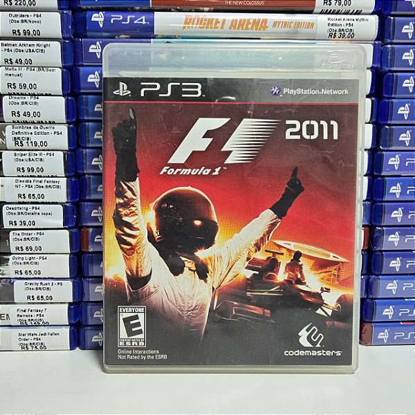 F1 2011 - PS3 (USA/Sem manual)