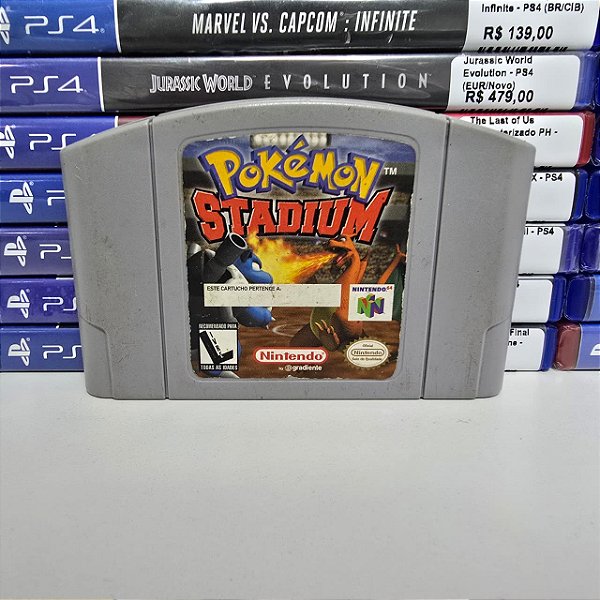 Pokemon Stadium - N64 (BR/Trava quebrada)