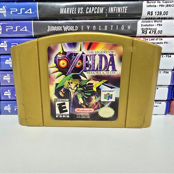 The Legend of Zelda Majora's Mask - N64 (USA/Trava quebrada)