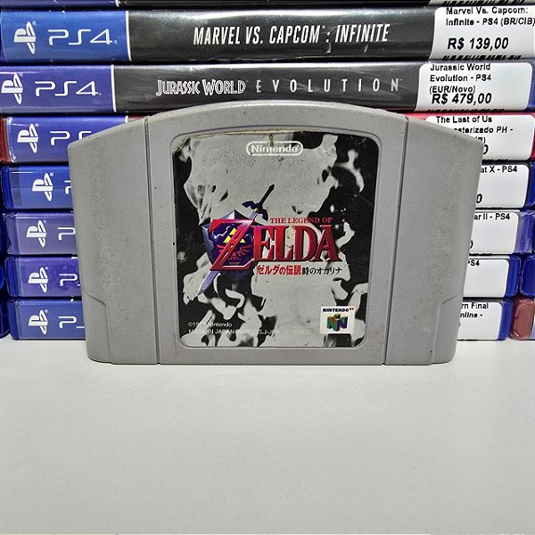 The Legend of Zelda Ocarina of Time - N64 (JP/Trava quebrada)