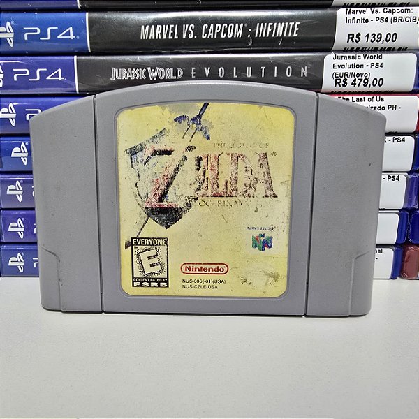 The Legend of Zelda Ocarina of Time - N64 (USA/Trava quebrada)