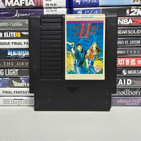 Impossible Mission II - NES (BR/Loose/Com detalhes)