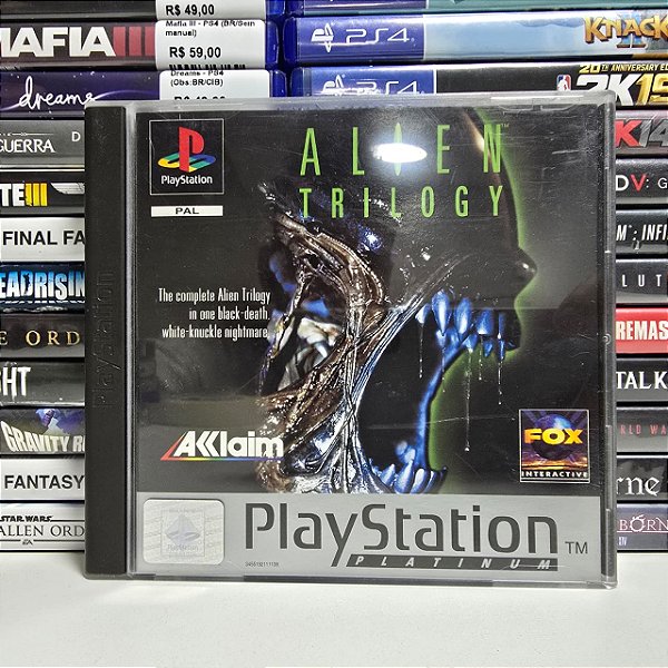 Alien Trilogy Platinum - PS1 (EUR/CIB)