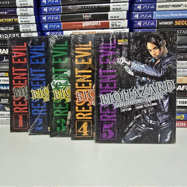 Coleção de mangás Resident Evil Biohazard - (BR/Novo)