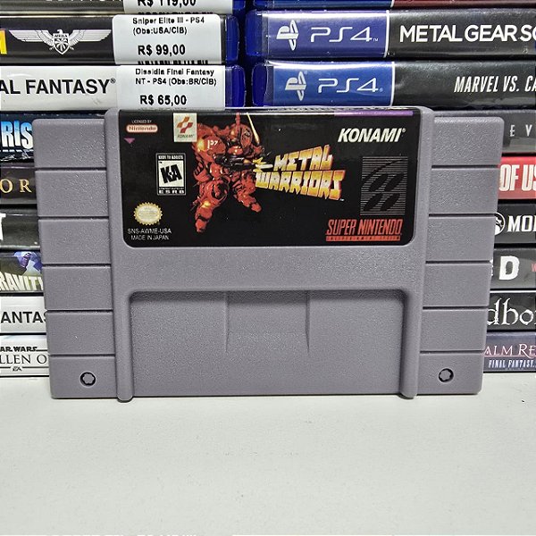Metal Warriors - SNES (Paralelo/Loose)