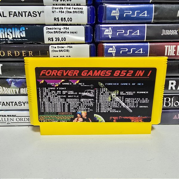 Multijogos Forever Games 852 em 1 - FC (Paralelo/Loose)