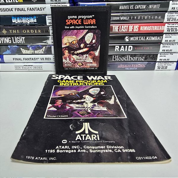 Space War - Atari (USA/Com manual)