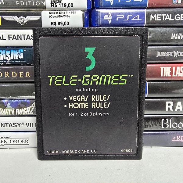 Tele-games 3 - Atari (USA/Loose)