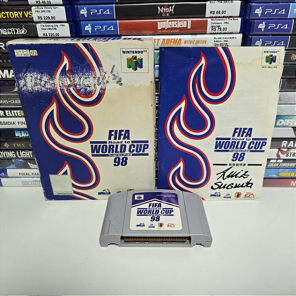 Fifa World Cup 98 - N64 (JP/Sem berço)