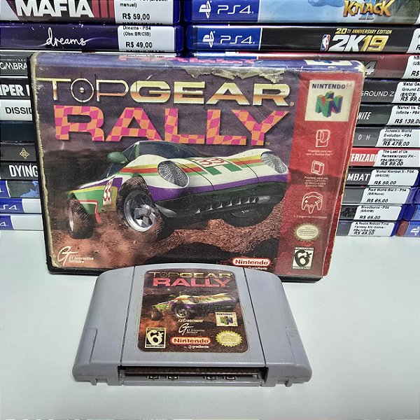 Top Gear Rally - N64 (BR/Caixa de locadora/Sem manual)