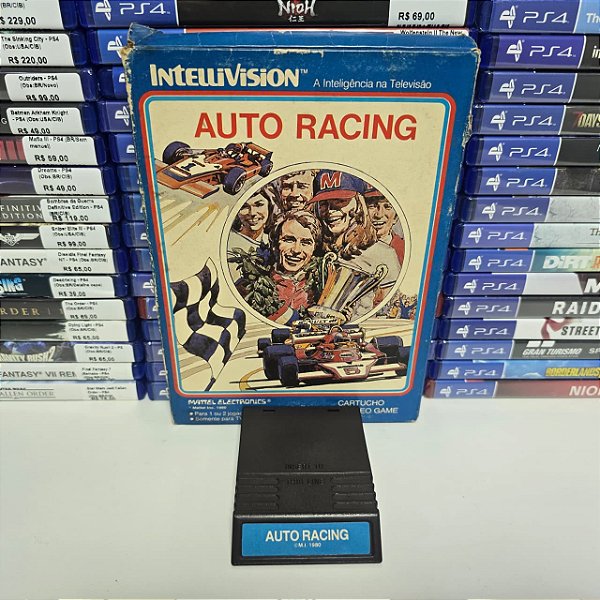 Auto Racing - Intellivision (BR/CIB)