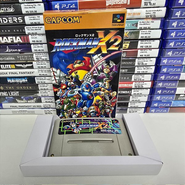 Rockman X2 - SFC (JP/Caixa repro/Sem manual)