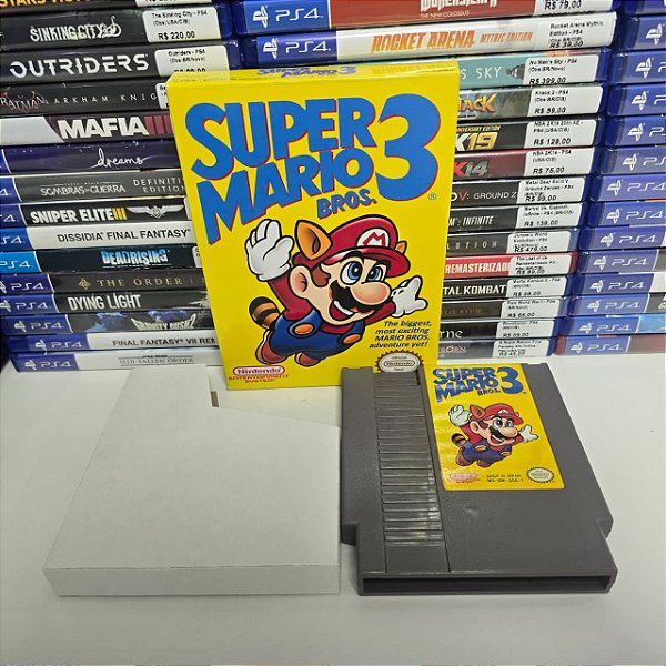 Super Mario Bros. 3 - NES (USA/Caixa repro/ Sem manual)