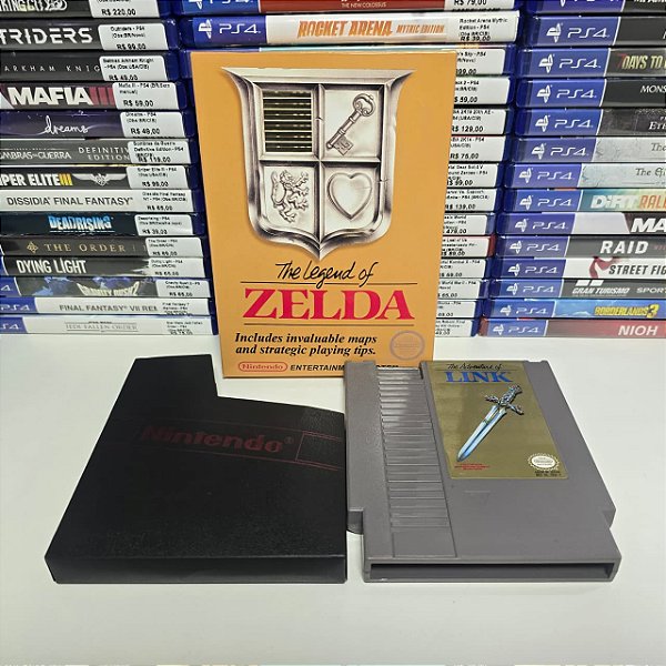 The Legend of Zelda - NES (USA/Caixa repro/Sem manual)
