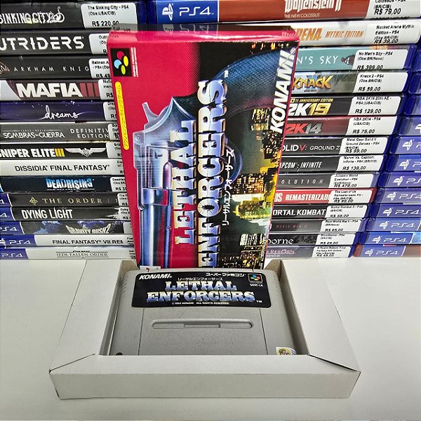 Lethal Enforcers - SFC (JP/Caixa repro/Sem manual)