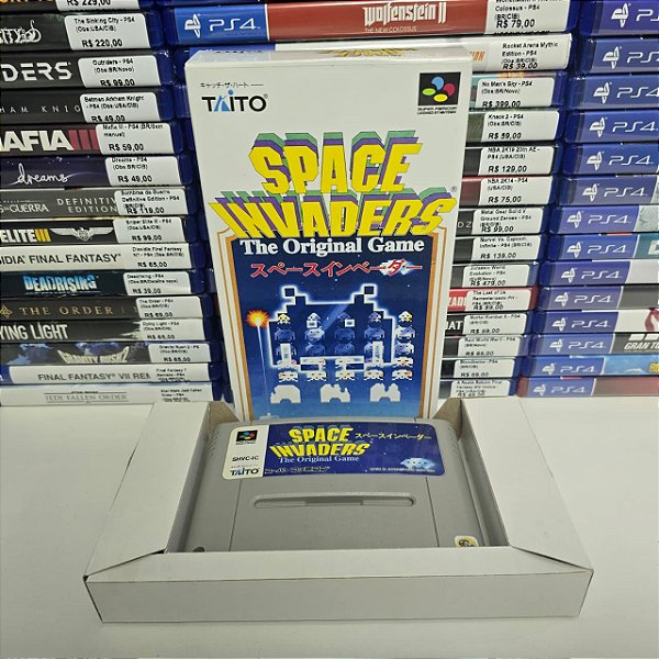 Space Invaders: TOG - SFC (JP/Caixa repro/Sem manual)