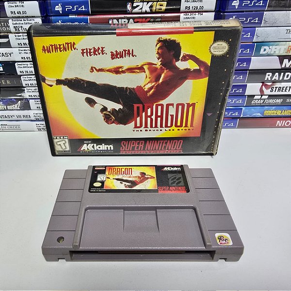 Dragon The Bruce Lee Story (USA/Caixa de locadora/Sem manual)